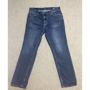 Calvin Klein Jeans Mens Jeans 36 Blue Slim Straight Medium‎ Wash Denim Mauritius